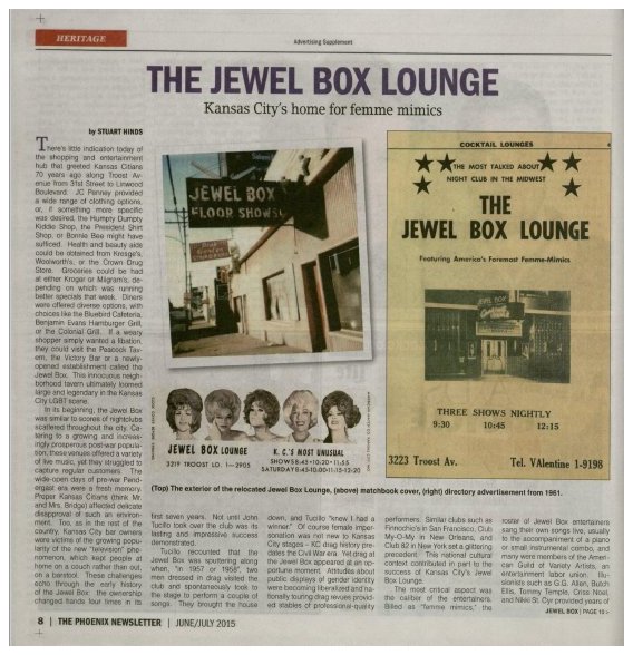 Jewel Box Lounge, Kansas City